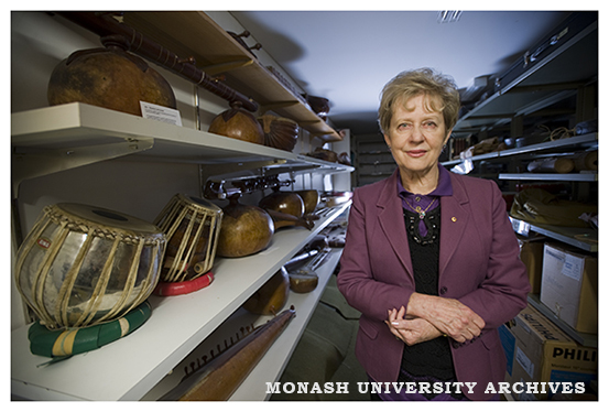 Professor Margaret Kartomi, Director of the Music Archive of Monash University