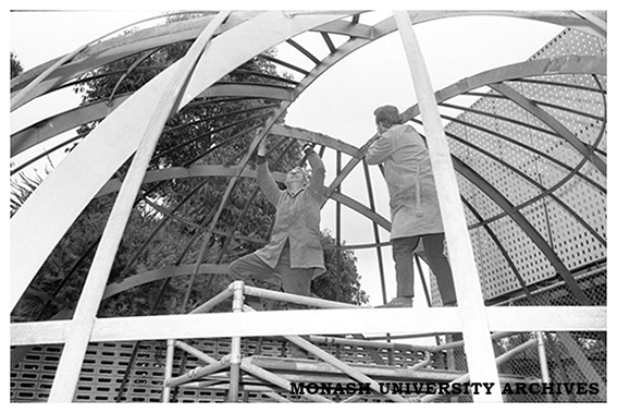 Frame for Monash Observatory dome