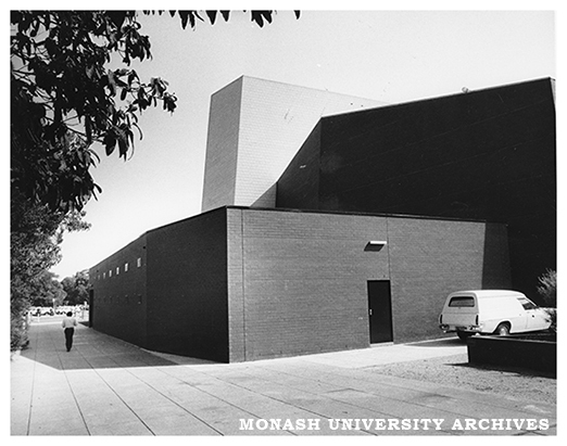 Rear view of Alexander theatre