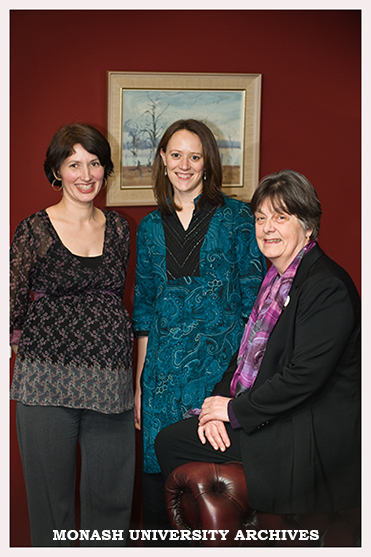 Emeritus Professor Margaret Clayton with Faculty of Science student prize winners