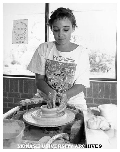 Potter, Arts and Crafts Centre studio