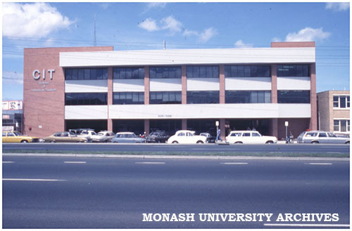 Caulfield Institute of Technology, School of Industrial Studies building