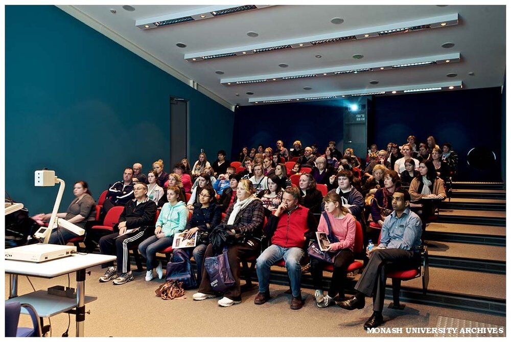 Berwick Open Day 2011 - attendees in lecture theatre