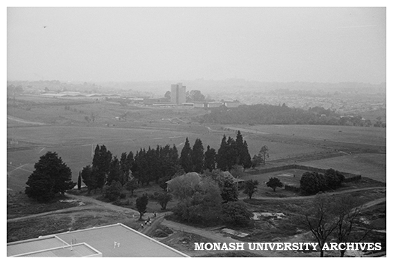 View to north east halls
