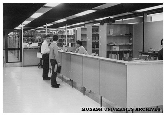 Hargrave Library reception desk