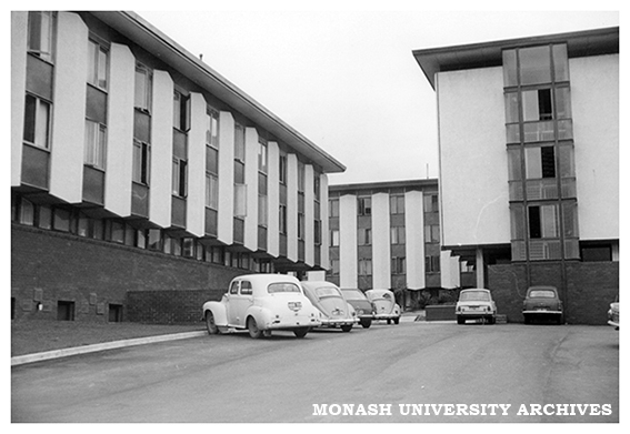 Deakin Hall and car park