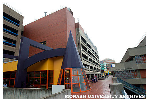 Building A and B concourse, Caulfield, with Library
