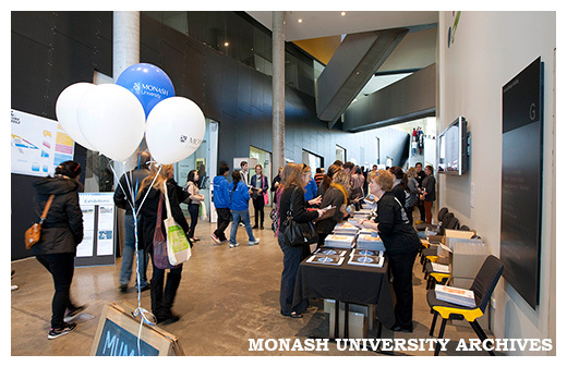 Caulfield Open Day 2012 - Faculty of Art, Design &amp; Architecture tables