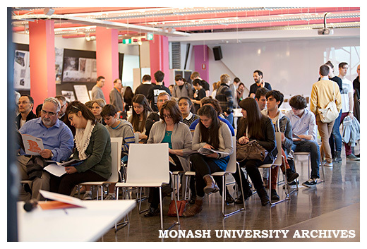Open Day attendees at architecture information session