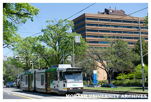 Manning Building with tram
