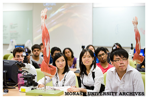 Monash Malaysia Sunway - medicine students in classroom
