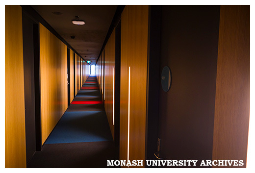 Briggs/Jackomos Hall corridor