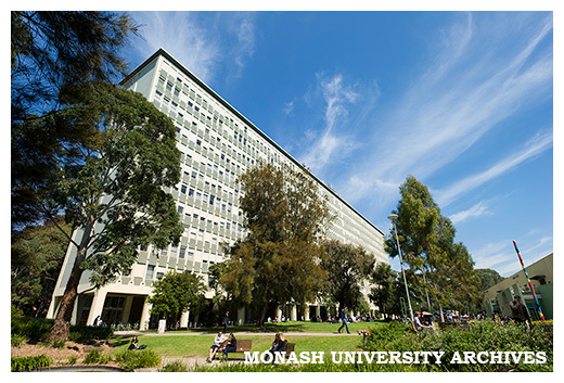 Menzies Building and Forum lawns
