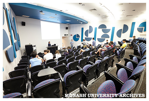 Students in lecture theatre