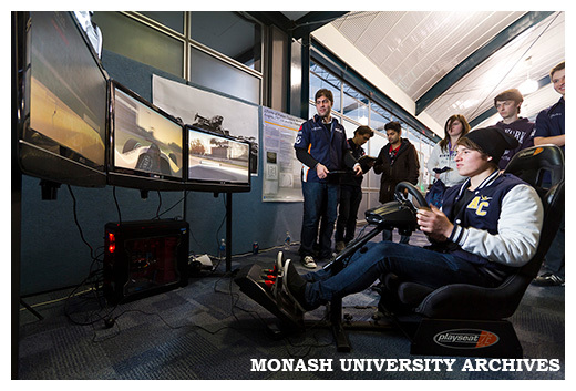 Driving simulator - Clayton Open Day 2011