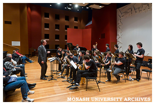 Band rehearsal - Clayton Open Day 2012