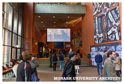 Robert Blackwood Hall foyer - Clayton Open Day 2012