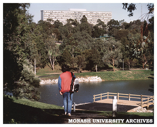 Lake looking towards Menzies building