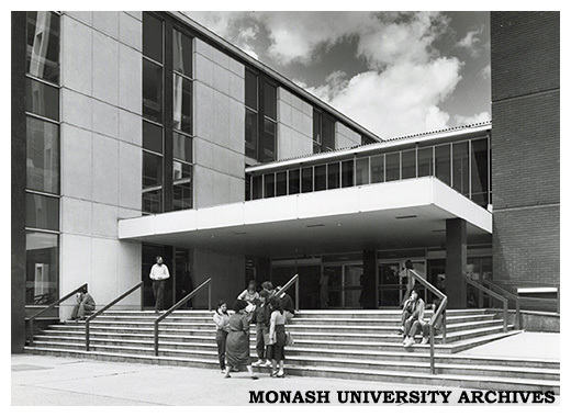Entrance to Louis Matheson Library