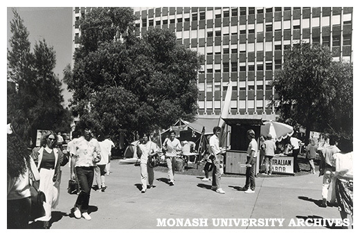 Students in forum during orientation