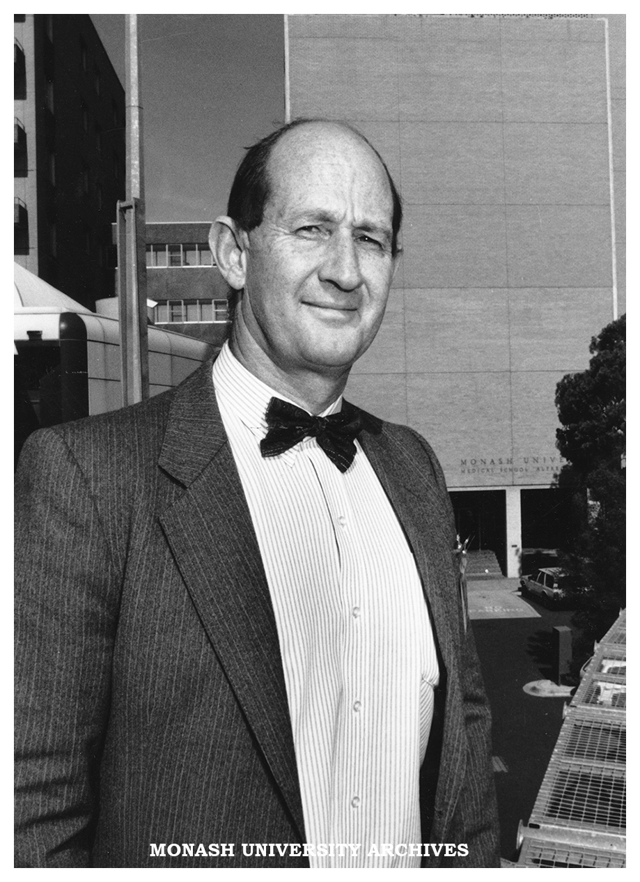 Professor Napier Thomson, chairman of the Department of Medicine