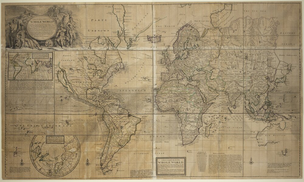 A new and correct map of the whole world