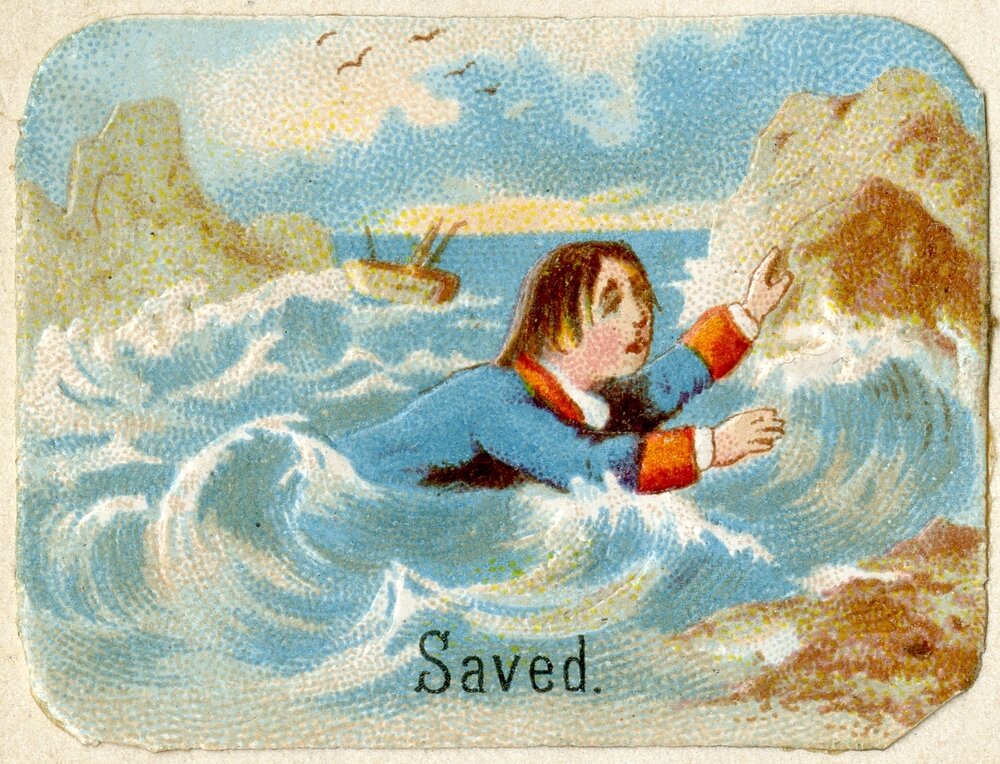 Scrapbooking cards : Saved.