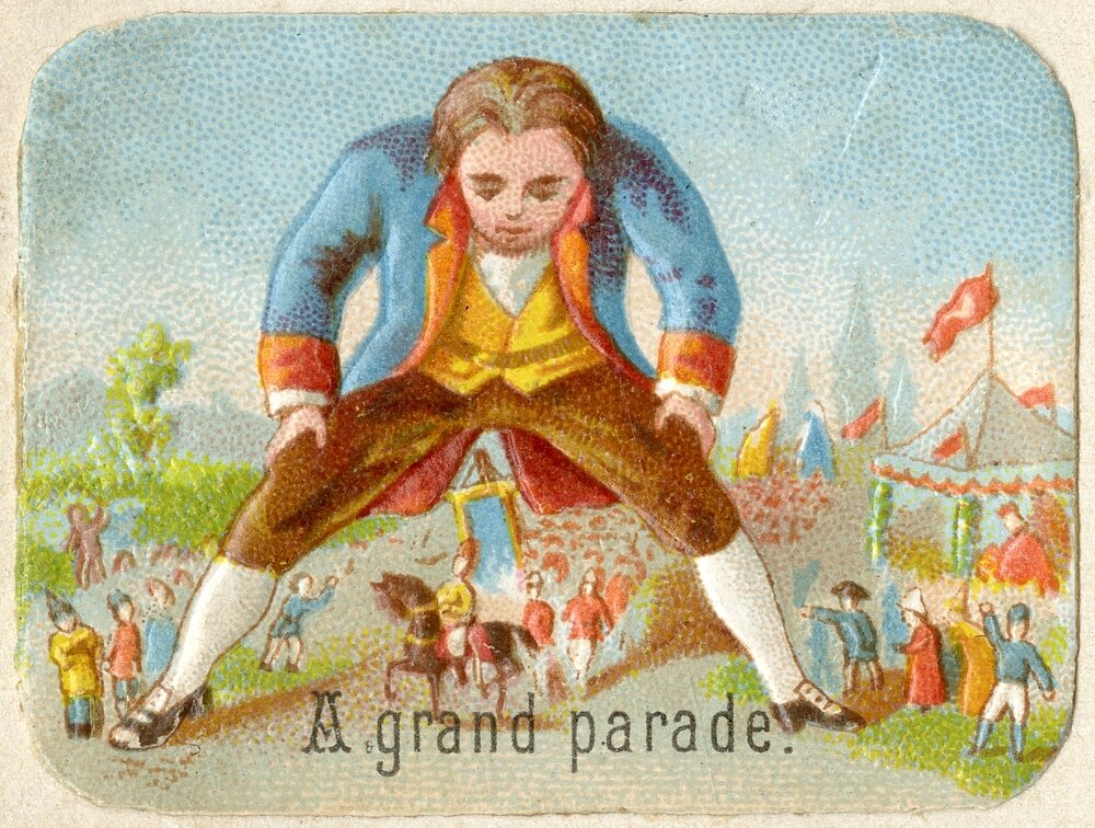 Scrapbooking cards : A grand parade.