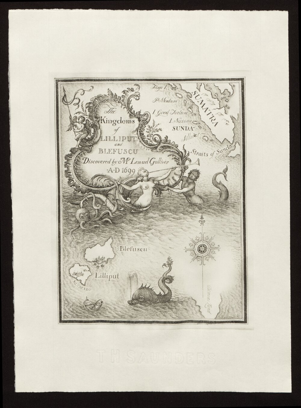 The Kingdoms of Lilliput and Blefuscu. Discovered by Mr Lemuel Gulliver A.D 1699