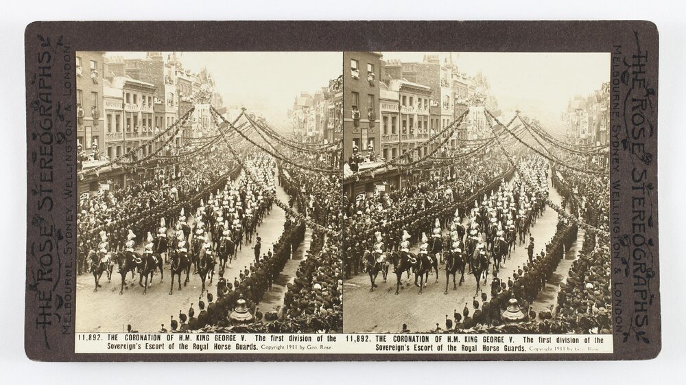 The coronation of H.M. King George V. The first division of the Sovereign's Escort of the Royal Horse Guards