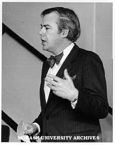 Patrick McCaughey opening exhibition of University Collection