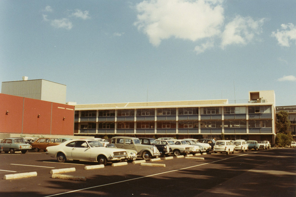 Engineering and central Science buildings, 1970