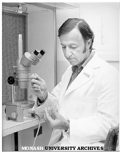 Dr Alex Lopata, IVF researcher