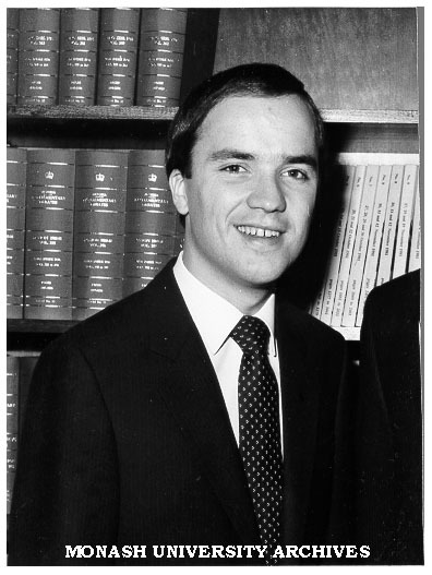 Mr Mark Birrell student, elected MLC 1983