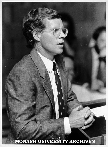 Victorian Treasurer Rob Jolly at launch of Chair in Public Sector Management