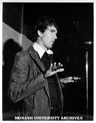 David Williamson opening Monash University Club, December 1976