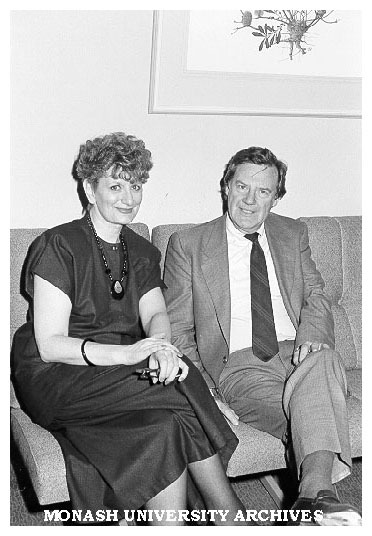 Professor Mal Logan and Professor Di Yerbury, Vice-Chancellor of Macquarie University