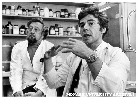 Associate Professor Barry Preston (left) and Dr Wayne Comper