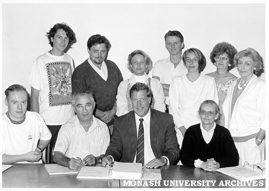 Professor Denis Kiellerup with students of Centre for Enterprise Development