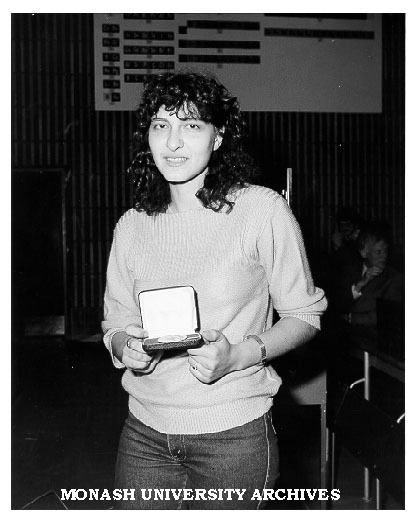 Maria Fragoulis, winner of Masson Scholarship