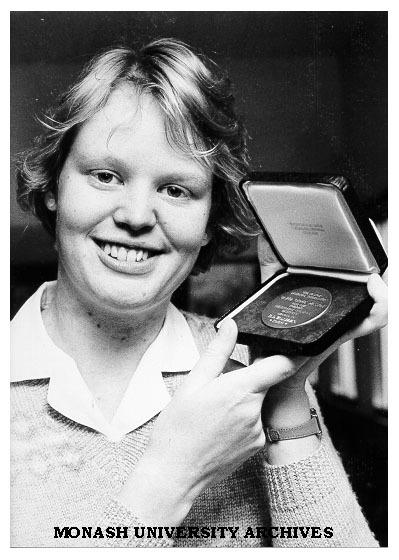 Rachel Williams, winner of Masson Memorial Scholarship Prize