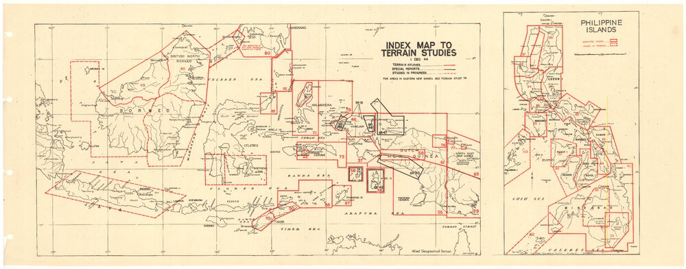 Allied Geographical Section South West Pacific Area Terrain Studies