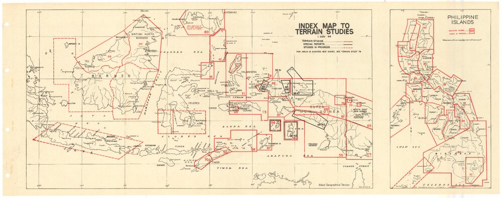 Allied Geographical Section South West Pacific Area Terrain Studies