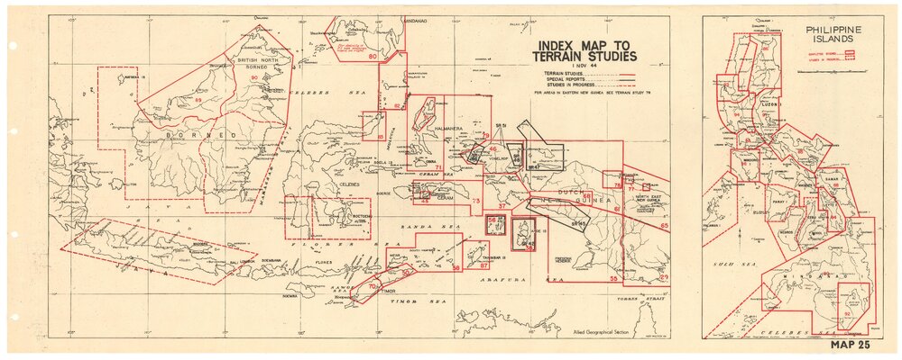 Allied Geographical Section South West Pacific Area Terrain Studies