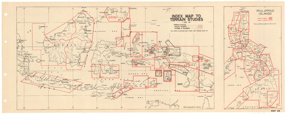 Allied Geographical Section South West Pacific Area Terrain Studies