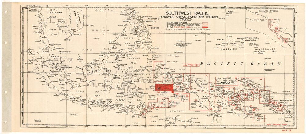 Allied Geographical Section South West Pacific Area Terrain Studies