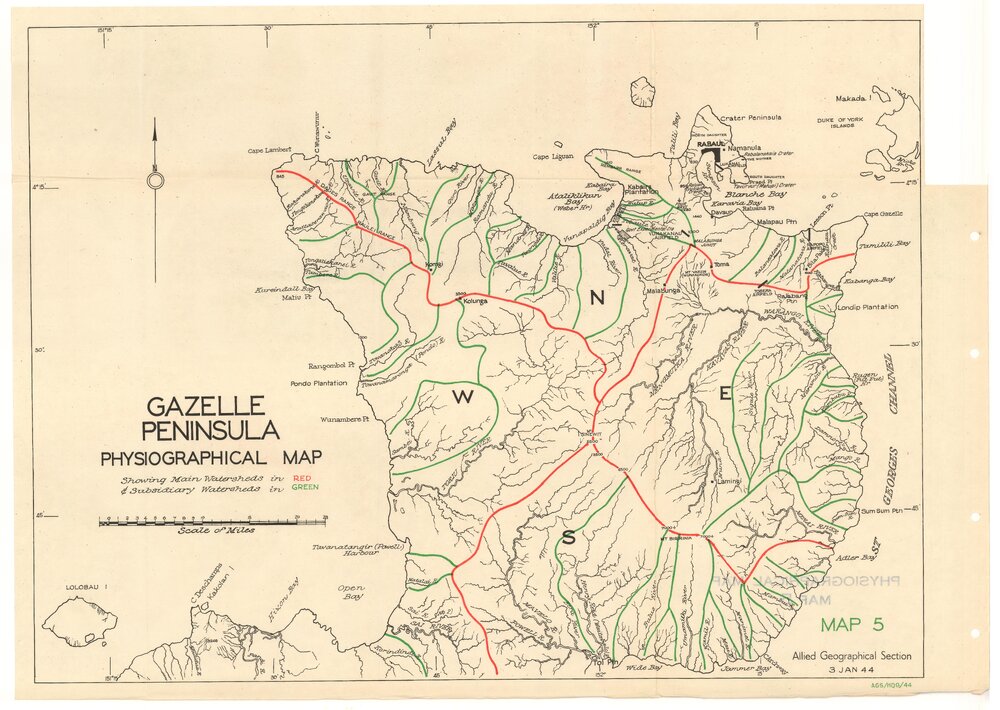 Allied Geographical Section South West Pacific Area Terrain Studies