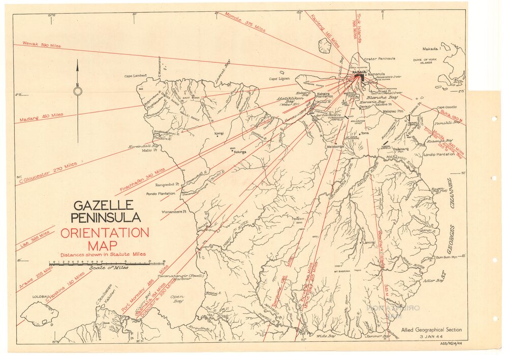 Allied Geographical Section South West Pacific Area Terrain Studies