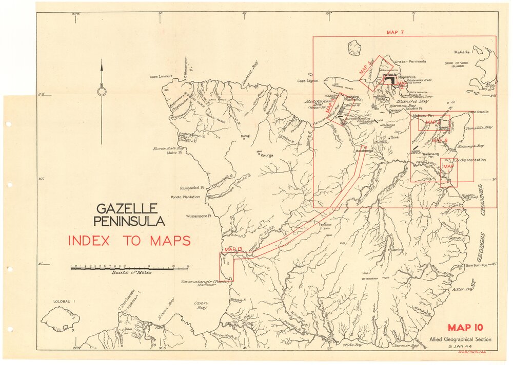Allied Geographical Section South West Pacific Area Terrain Studies