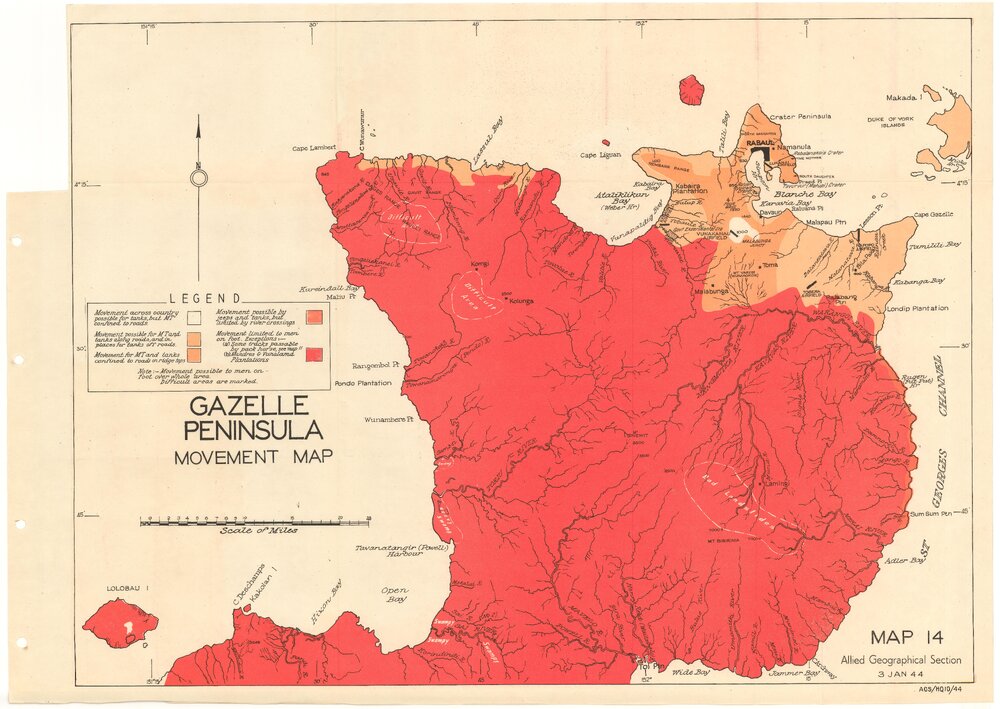 Allied Geographical Section South West Pacific Area Terrain Studies